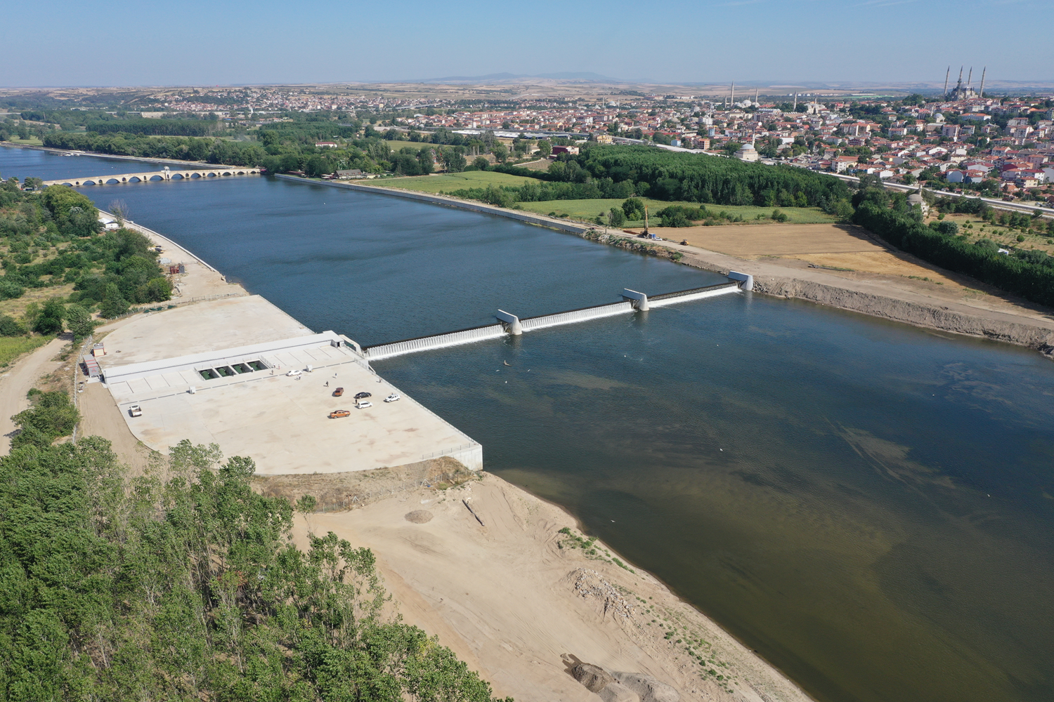 Meriç Nehri'nde elektrik üretimi! Deneme çalışmalarına başlandı