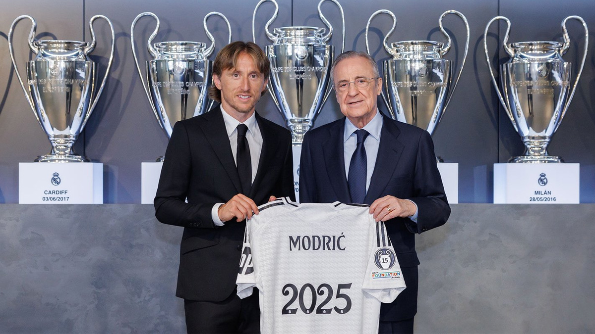 Luka Modric'den yeni imza! 1 yıl daha Real Madrid'de