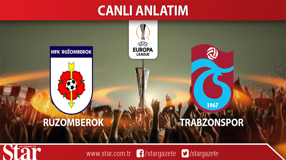 CANLI ANLATIM: Ruzomberok-Trabzonspor