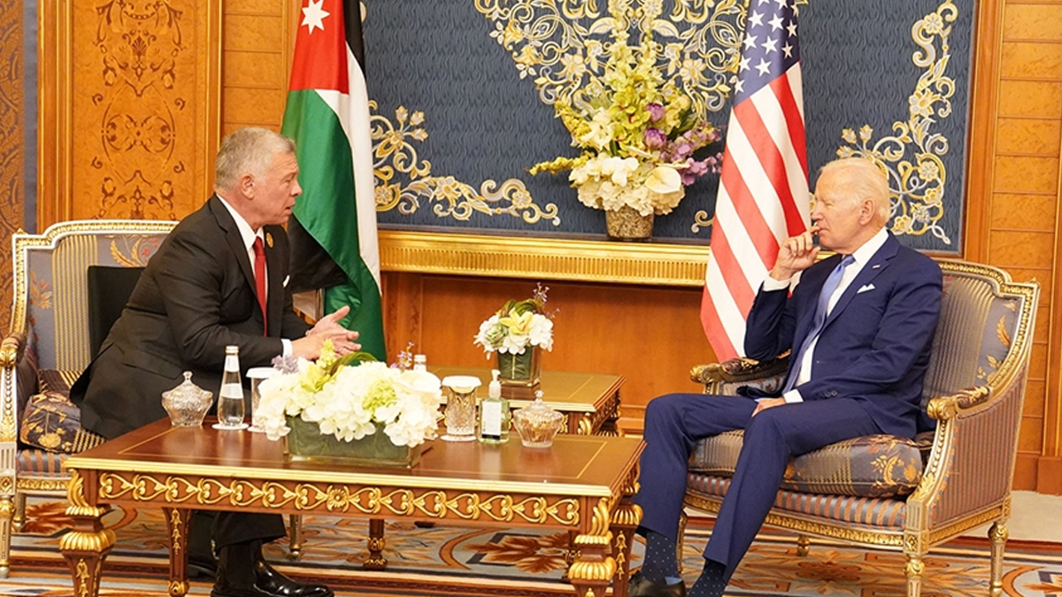 Biden, Ürdün Kralı 2. Abdullah ile Gazze'yi görüştü