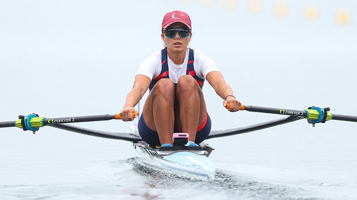 Milli kürekçi Elis Özbay, Paris 2024 Olimpiyat Oyunları'nda çeyrek finalde