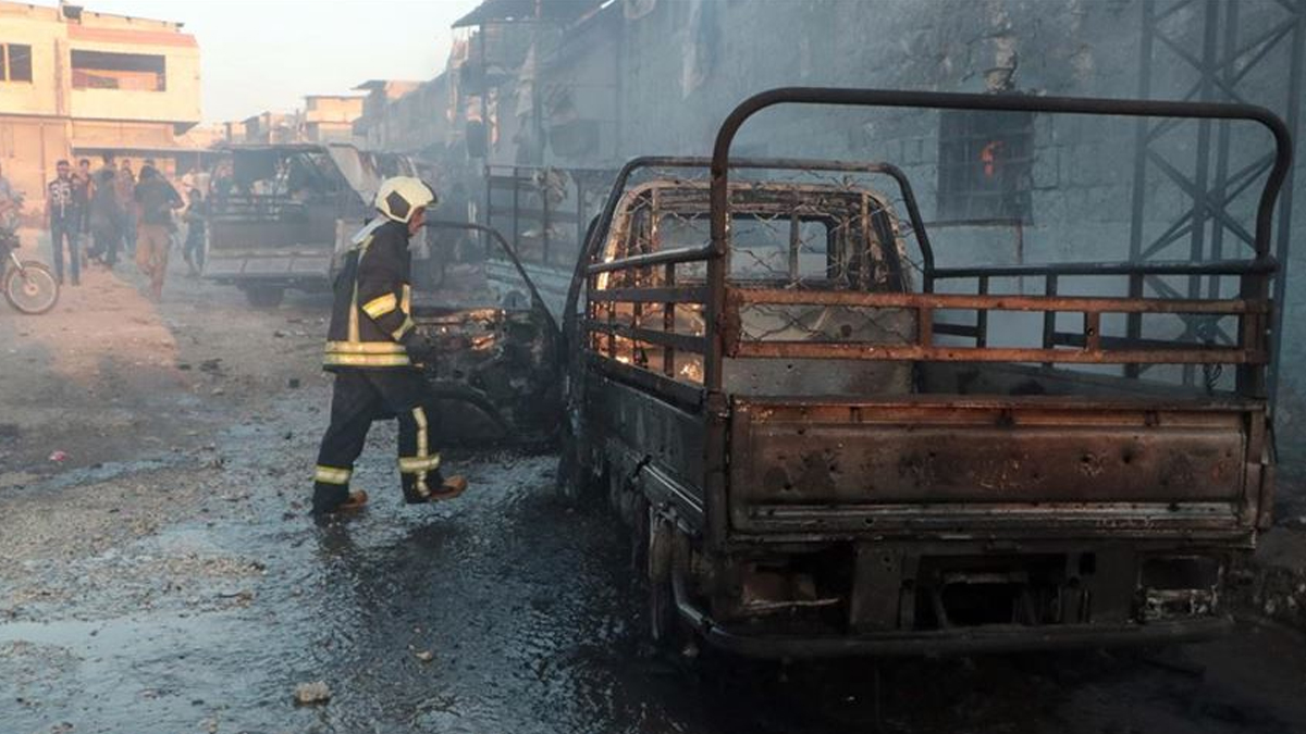 Afrin'de bombalı saldırı: 2 kişi yaralandı