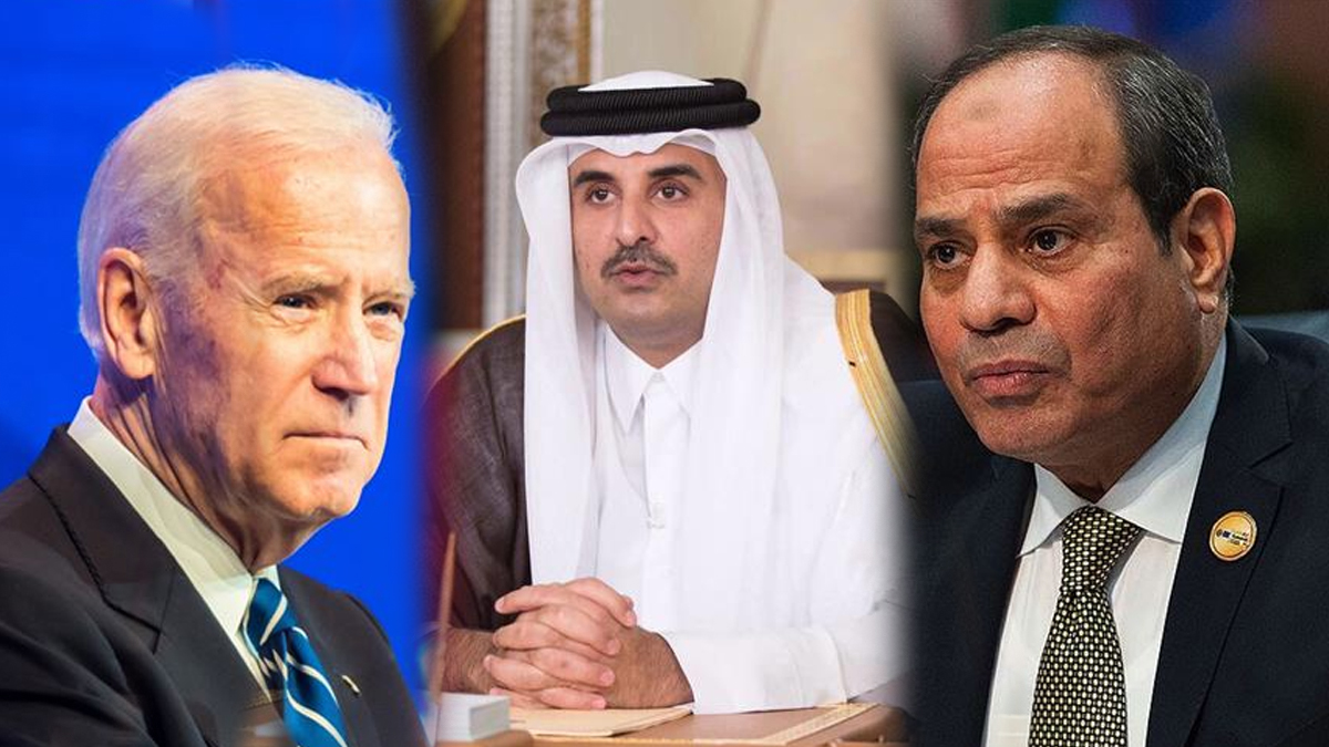 ABD Başkanı Biden, Mısır Cumhurbaşkanı Sisi ve Katar Emiri Şeyh Temim ile Gazze'de ateşkes müzakerelerini görüştü