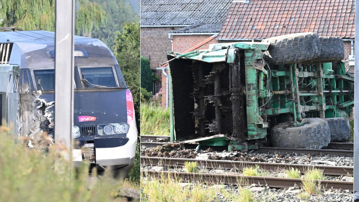 Belçika'da hızlı tren faciası! Tüm Avrupa etkilendi