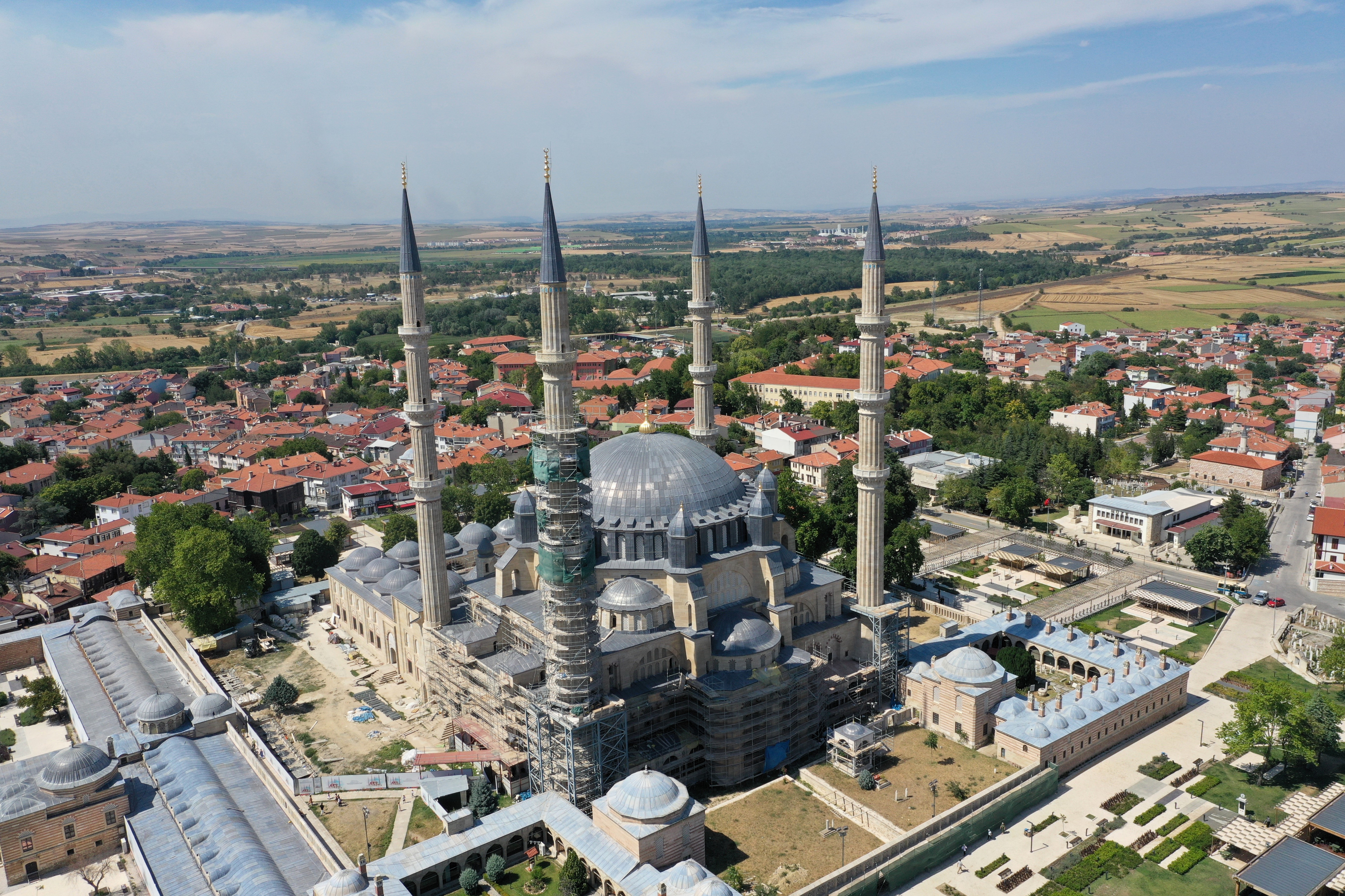 Selimiye Camisi restorasyonun büyük bölümü tamamlandı