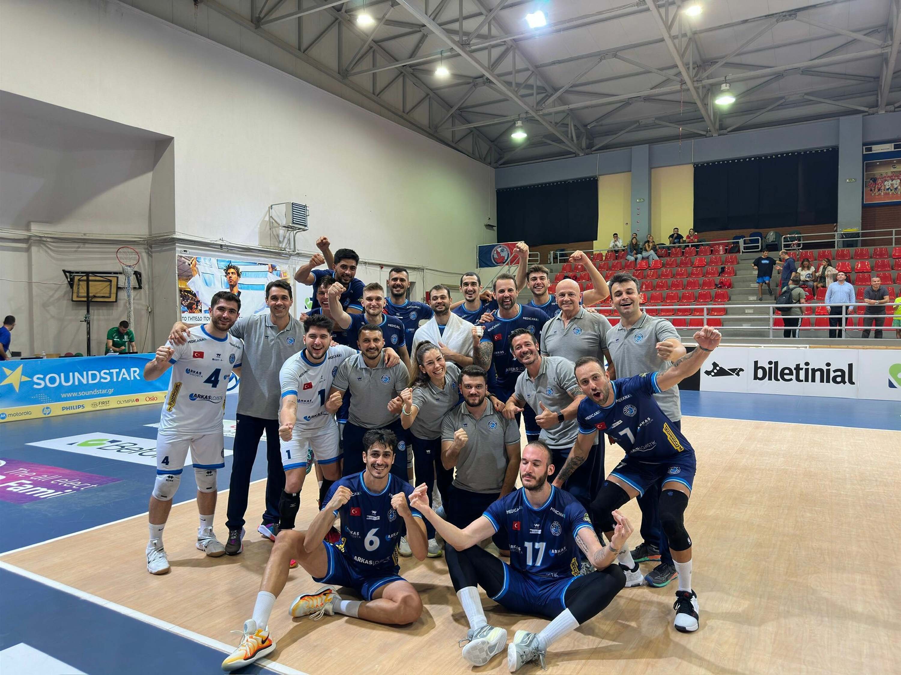 İşte Arkas Spor'un CEV Challenge Kupası'ndaki maç programı