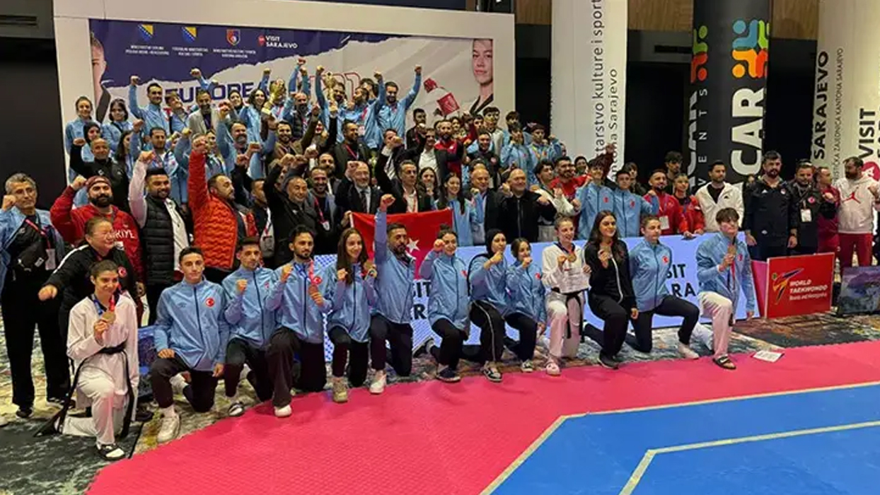 Türkiye, Avrupa Ümitler Taekwondo Şampiyonası'nda takım halinde şampiyon