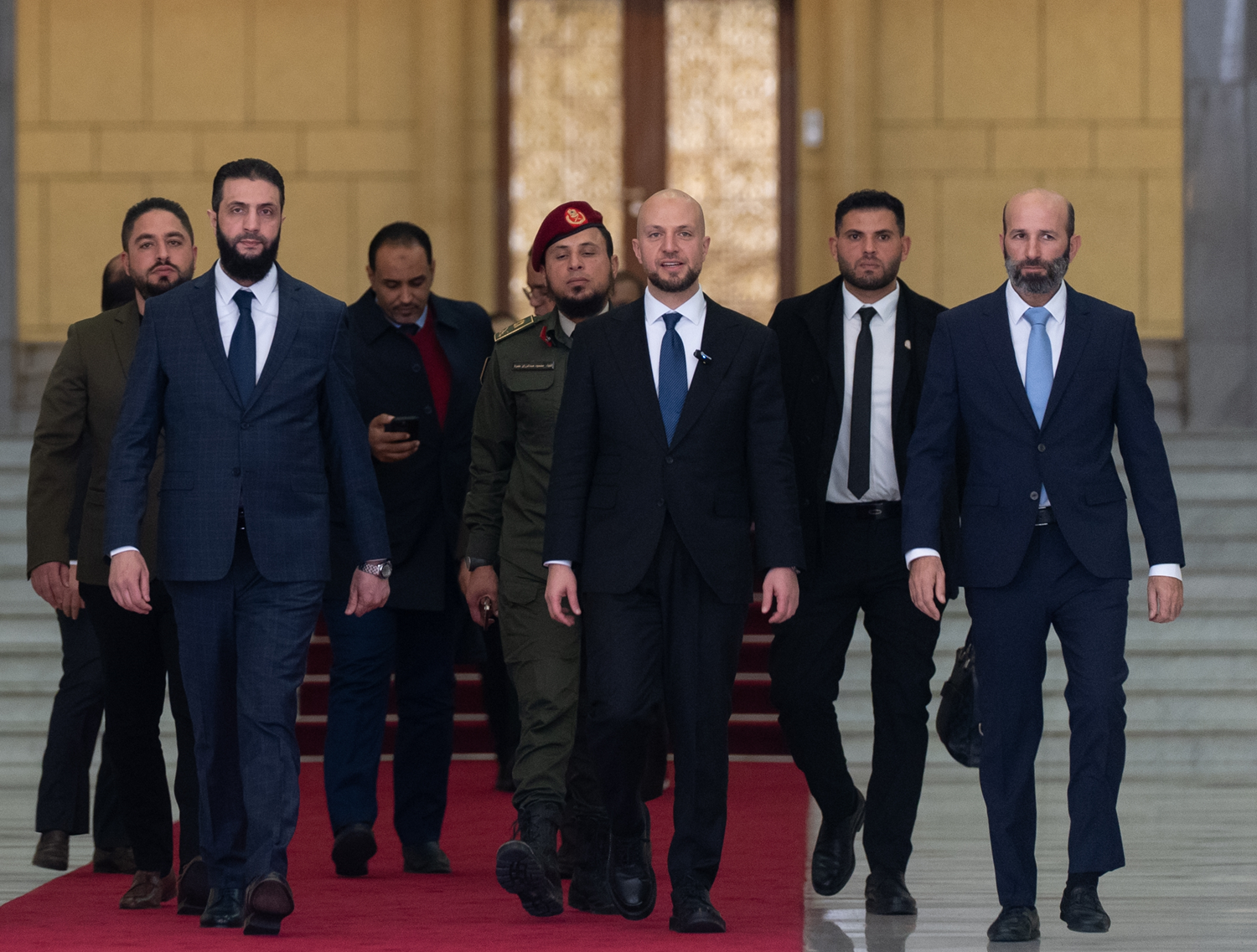 Libya'dan Suriye'deki yeni yönetimin lideri Şara'ya ziyaret