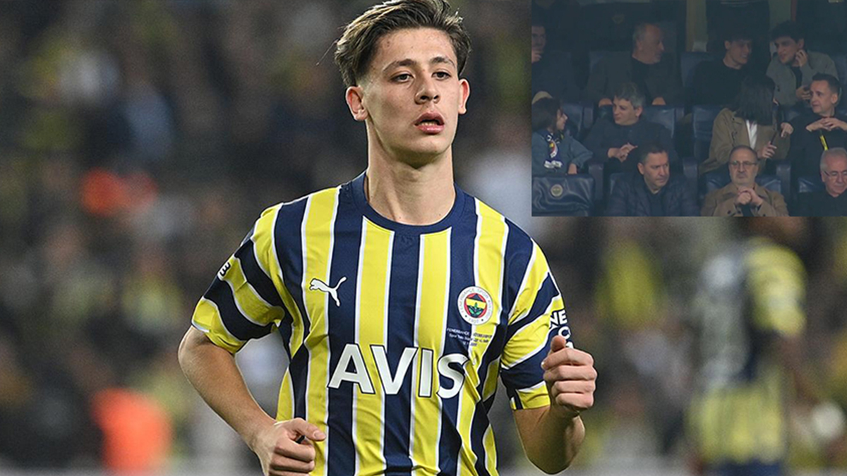 Arda Güler, Kadıköy'de! Maçı yerinden takip ediyor