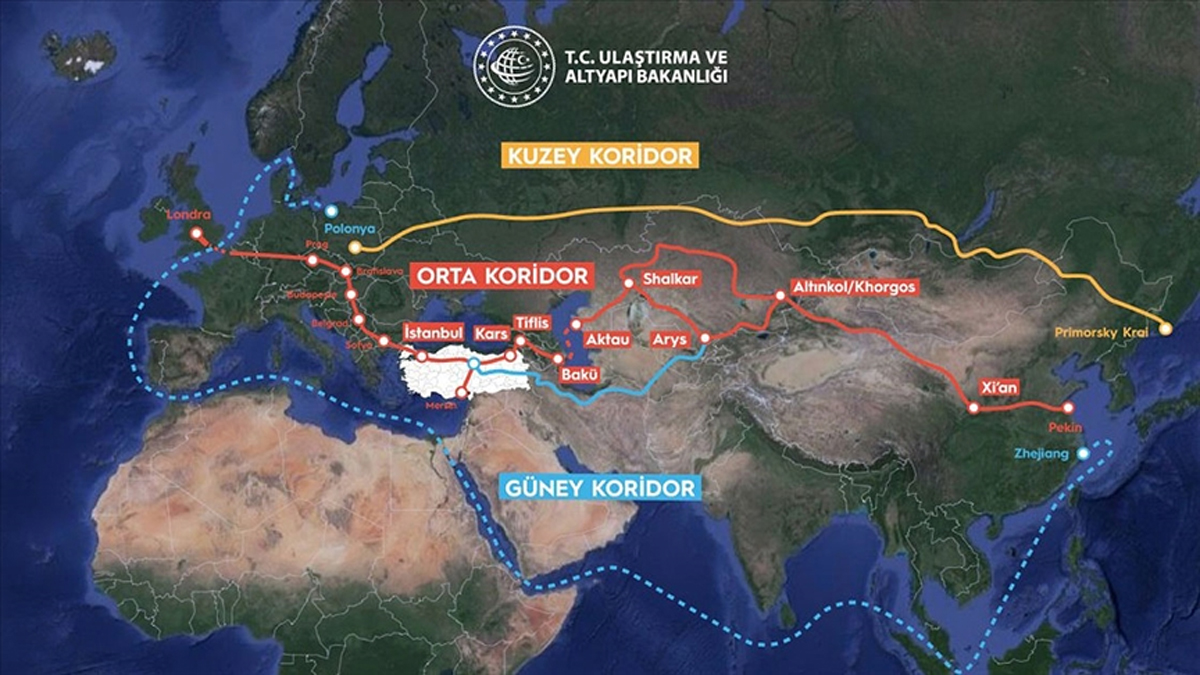 Türkiye'nin önemli bir parçası olduğu proje ticaretin merkezi olacak