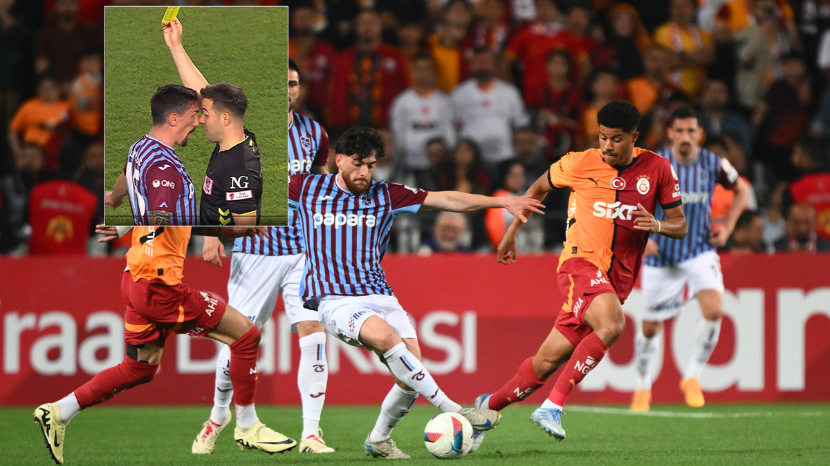 Derbide tansiyon yükseldi! Galatasaray kırmızı kart bekledi
