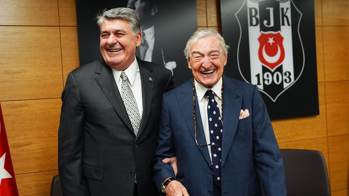Rahmi Koç'tan Beşiktaş Başkanı Serdal Adalı'ya tebrik ziyareti
