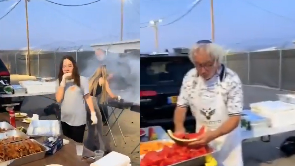Böyle vicdansızlık görülmedi! İsraillilerden Gazze sınırında mangal partisi