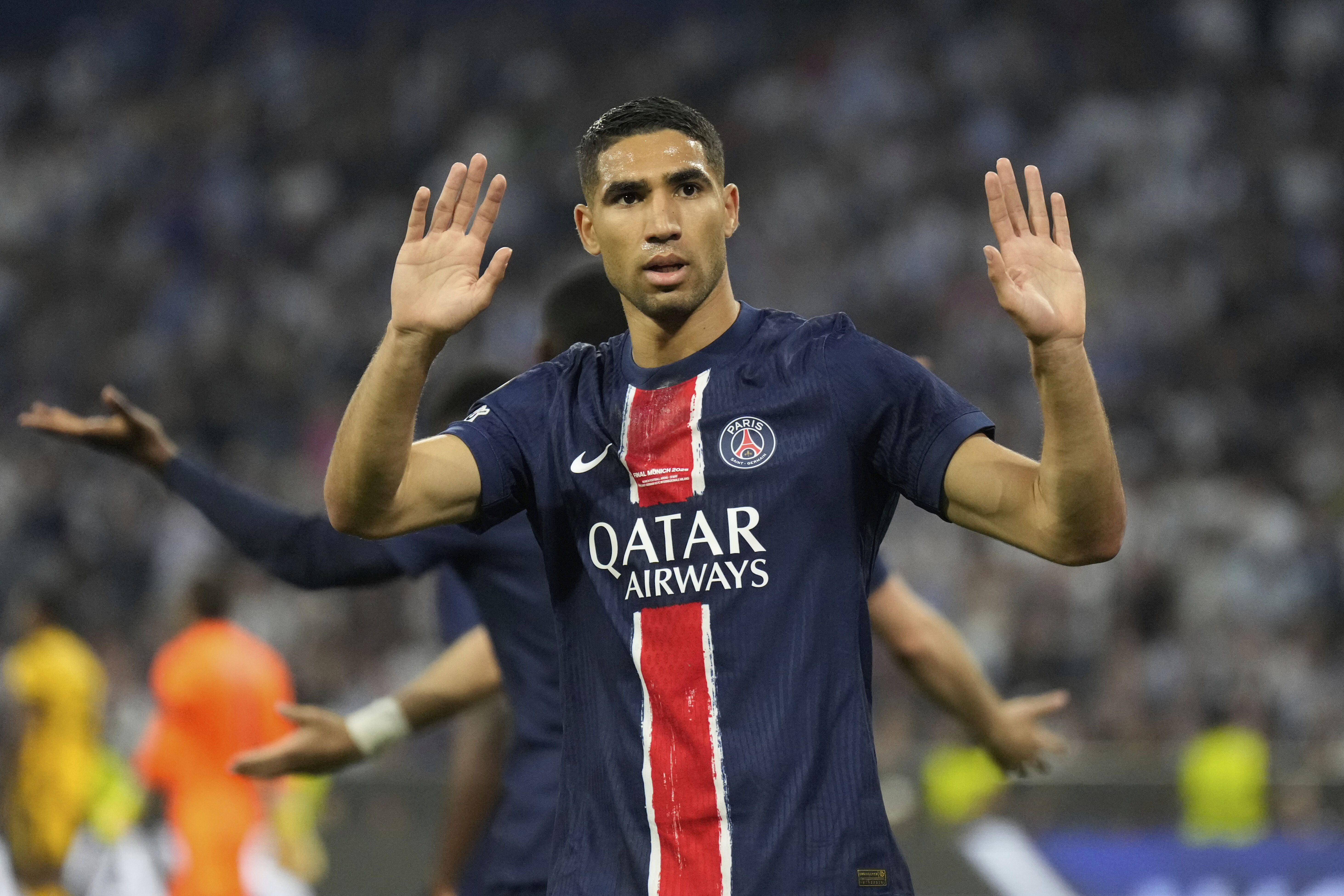 Achraf Hakimi attığı gole sevinmedi