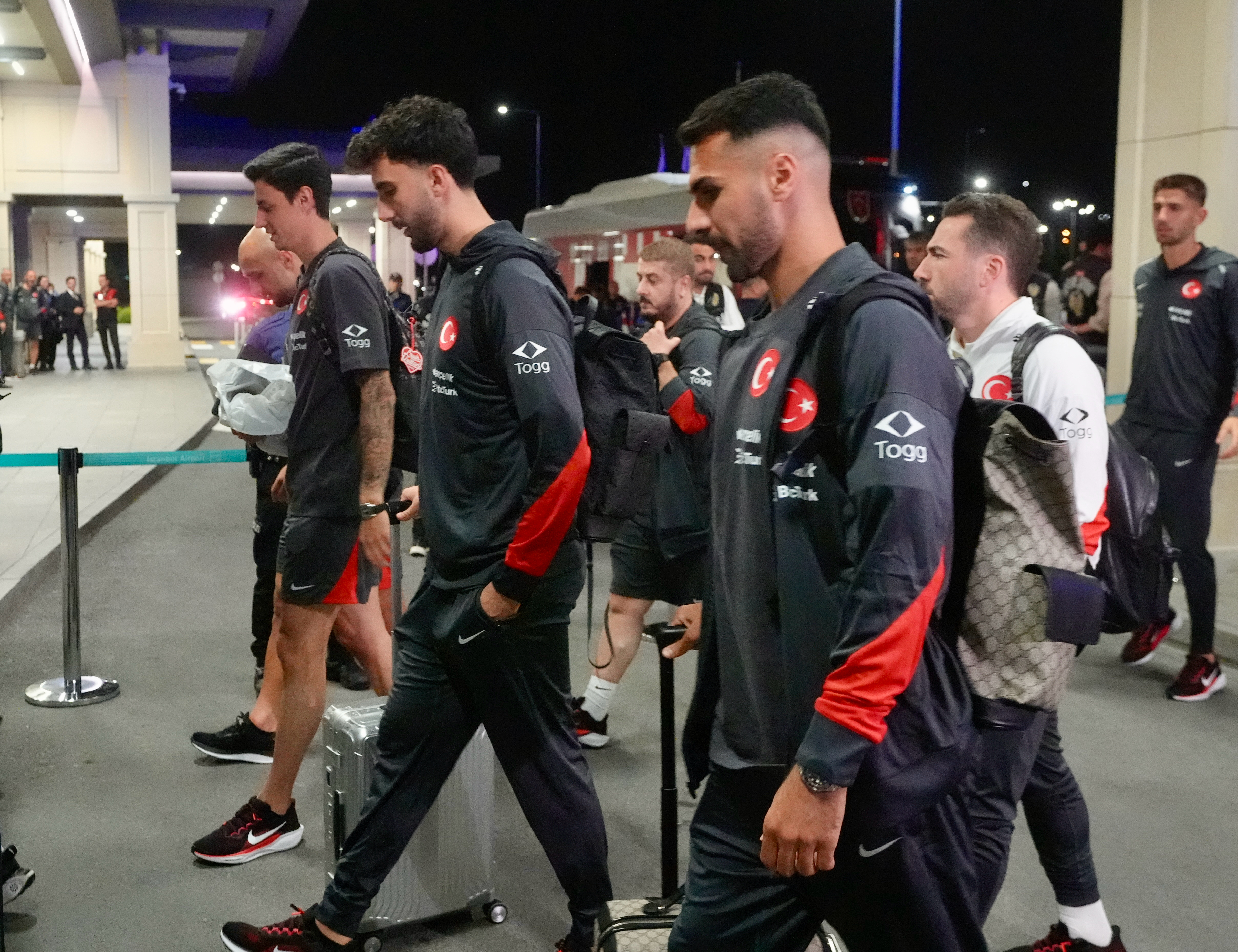 A Milli Futbol Takımı'nın, ABD yolculuğu başladı