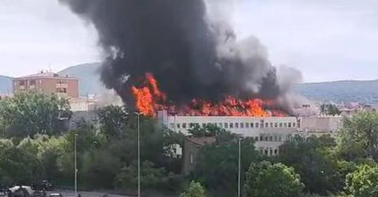 Tuscia Üniversitesi'nde büyük yangın