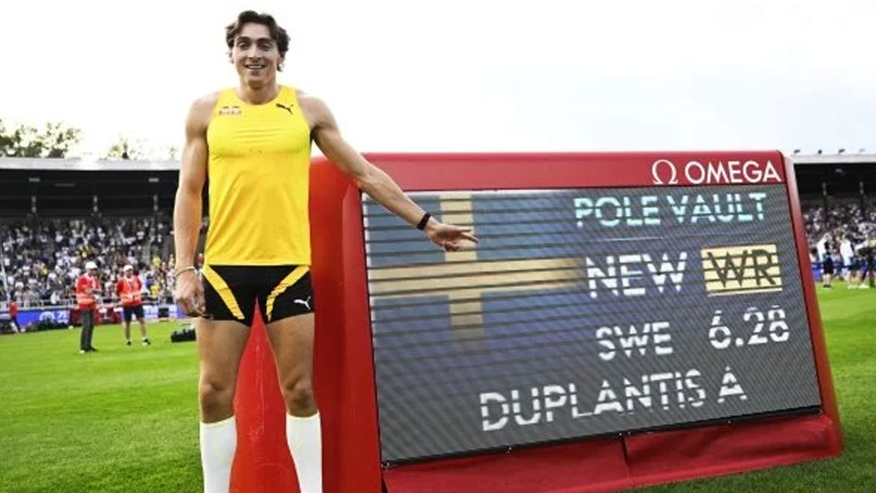 Duplantis'ten 12. kez dünya rekoru