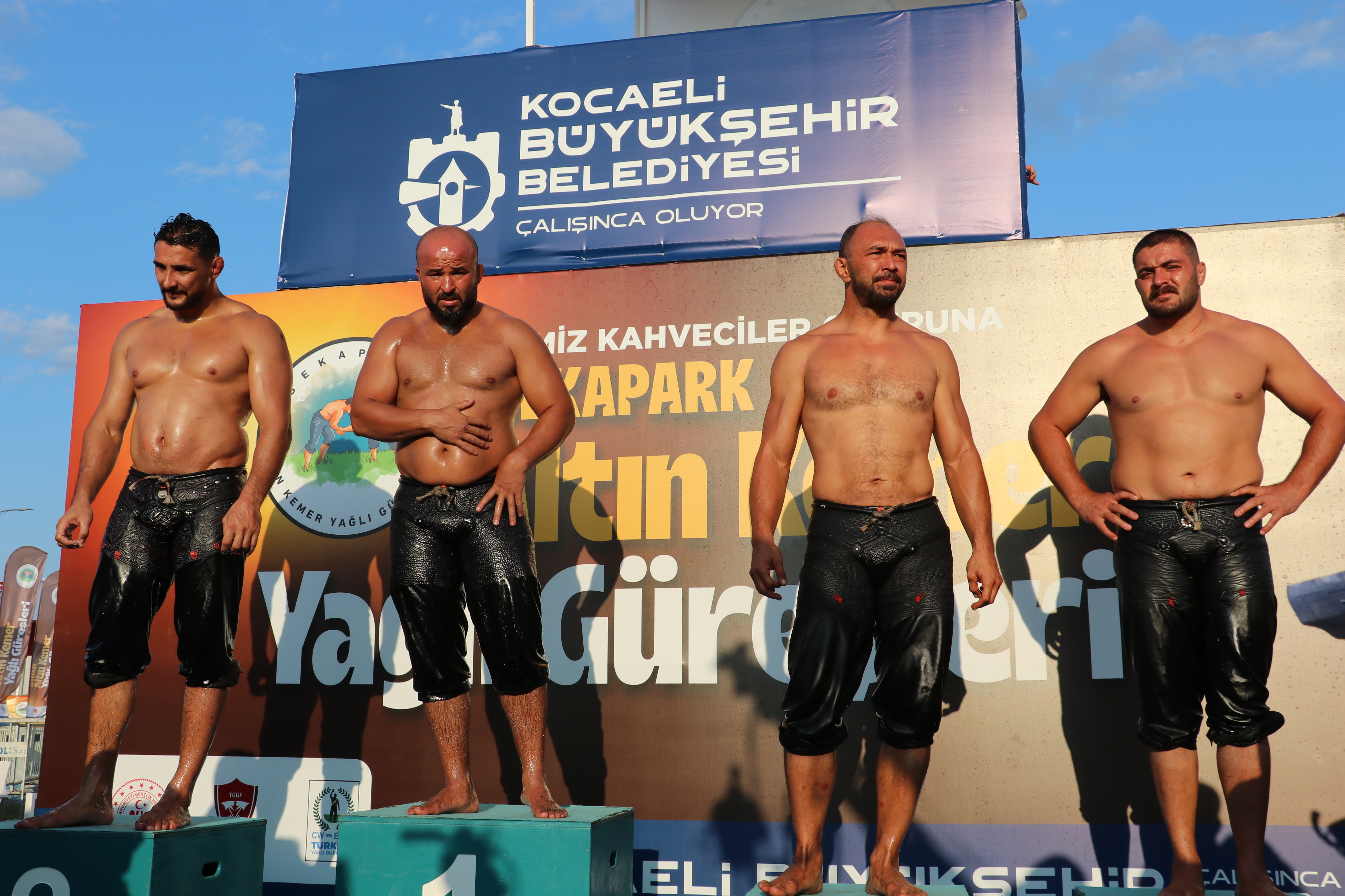 Sekapark'ta başpehlivan Orhan Okulu