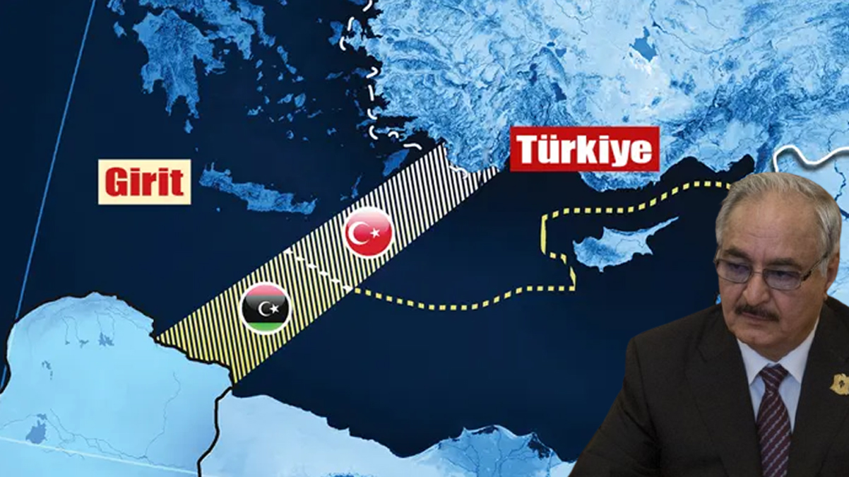 Hafter'den Türkiye onayı! Yunanistan'a karşı bir ilk