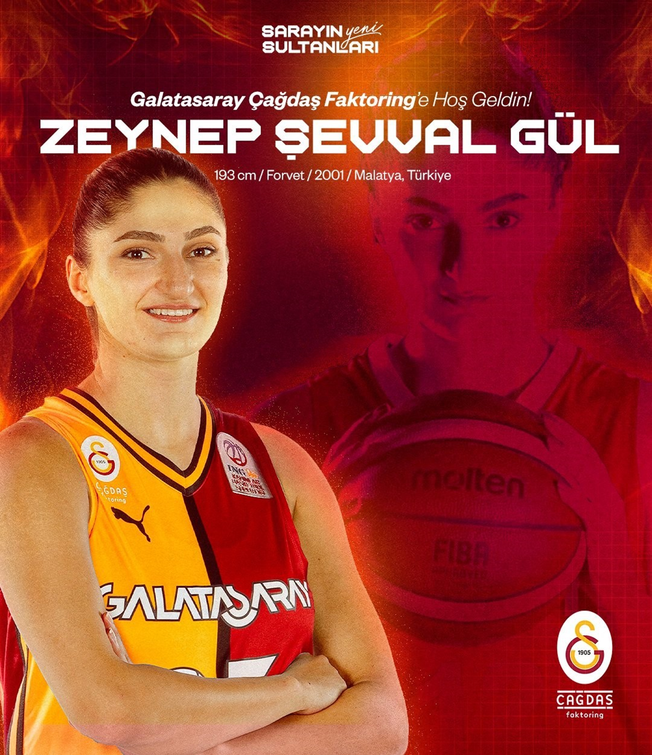 Galatasaray, Zeynep Şevval Gül'ü kadrosuna kattı