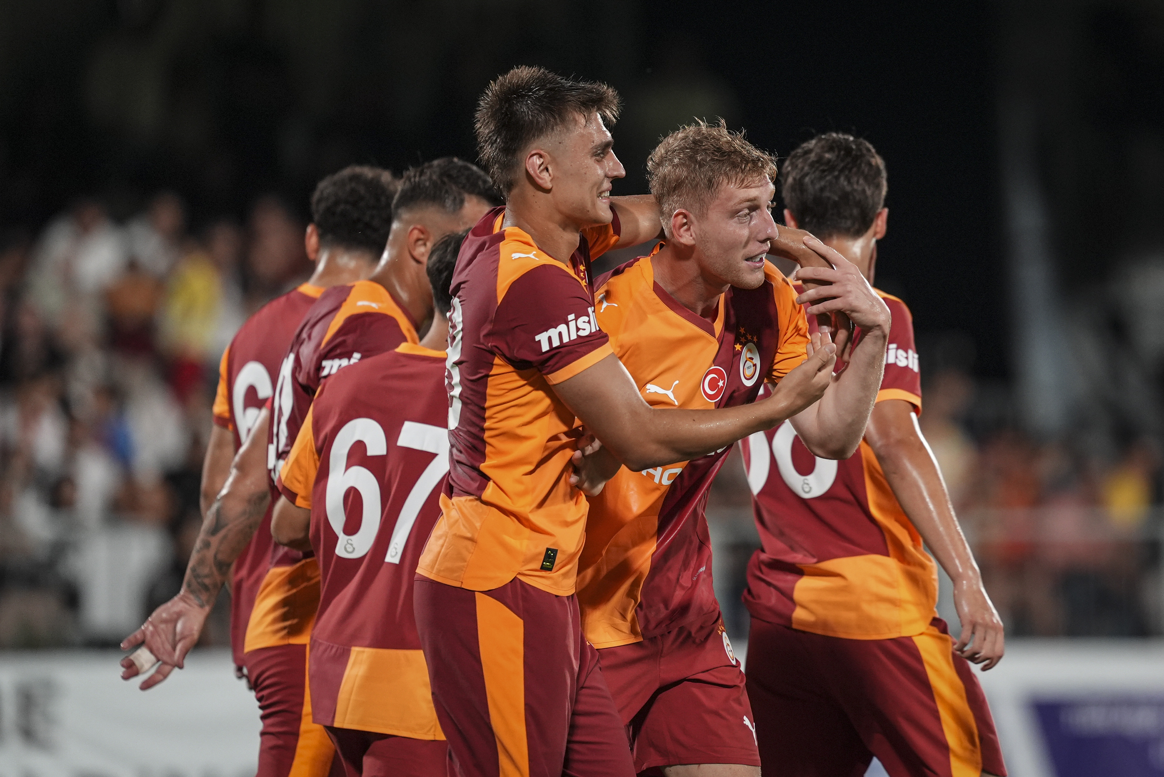 Galatasaray'dan 5 gollü prova