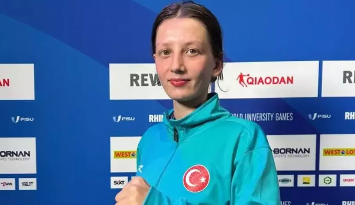 Milli tekvandocu Şevval Çakal'dan altın madalya