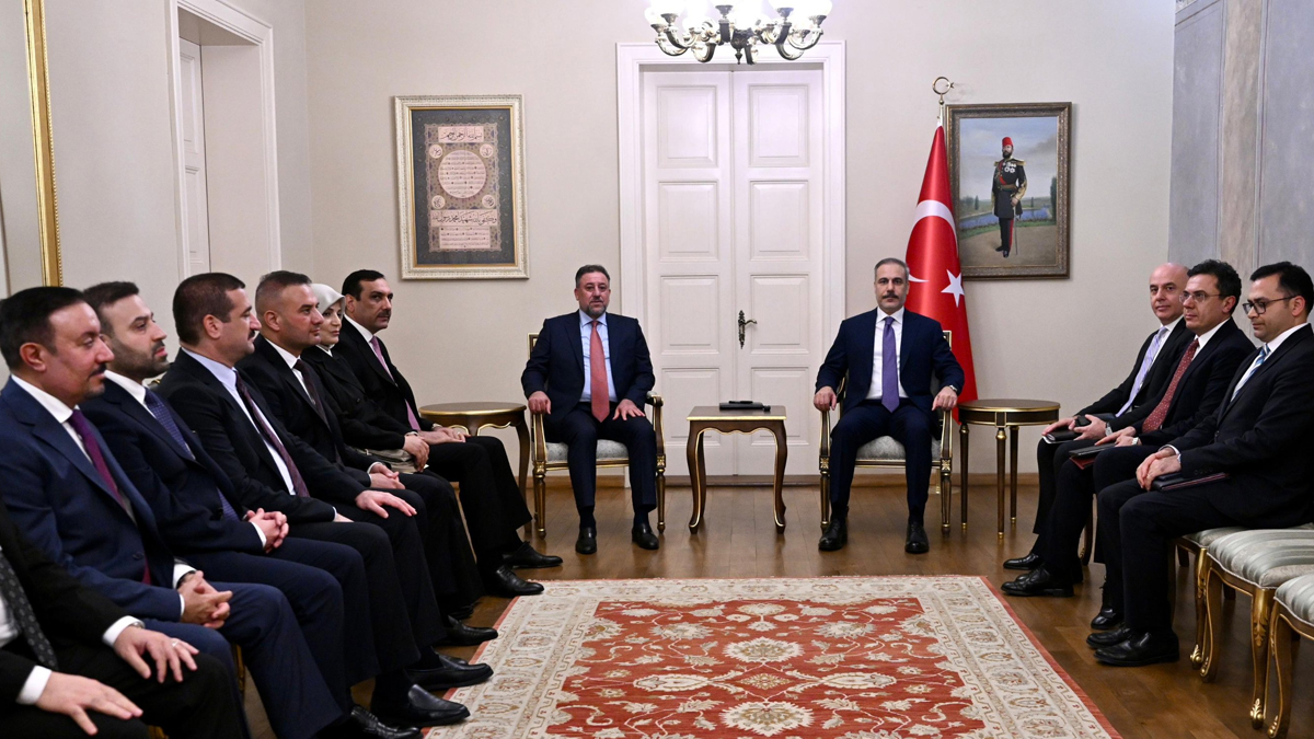 Minister Fidan sprejel vodjo iraške Stranke suverenosti
