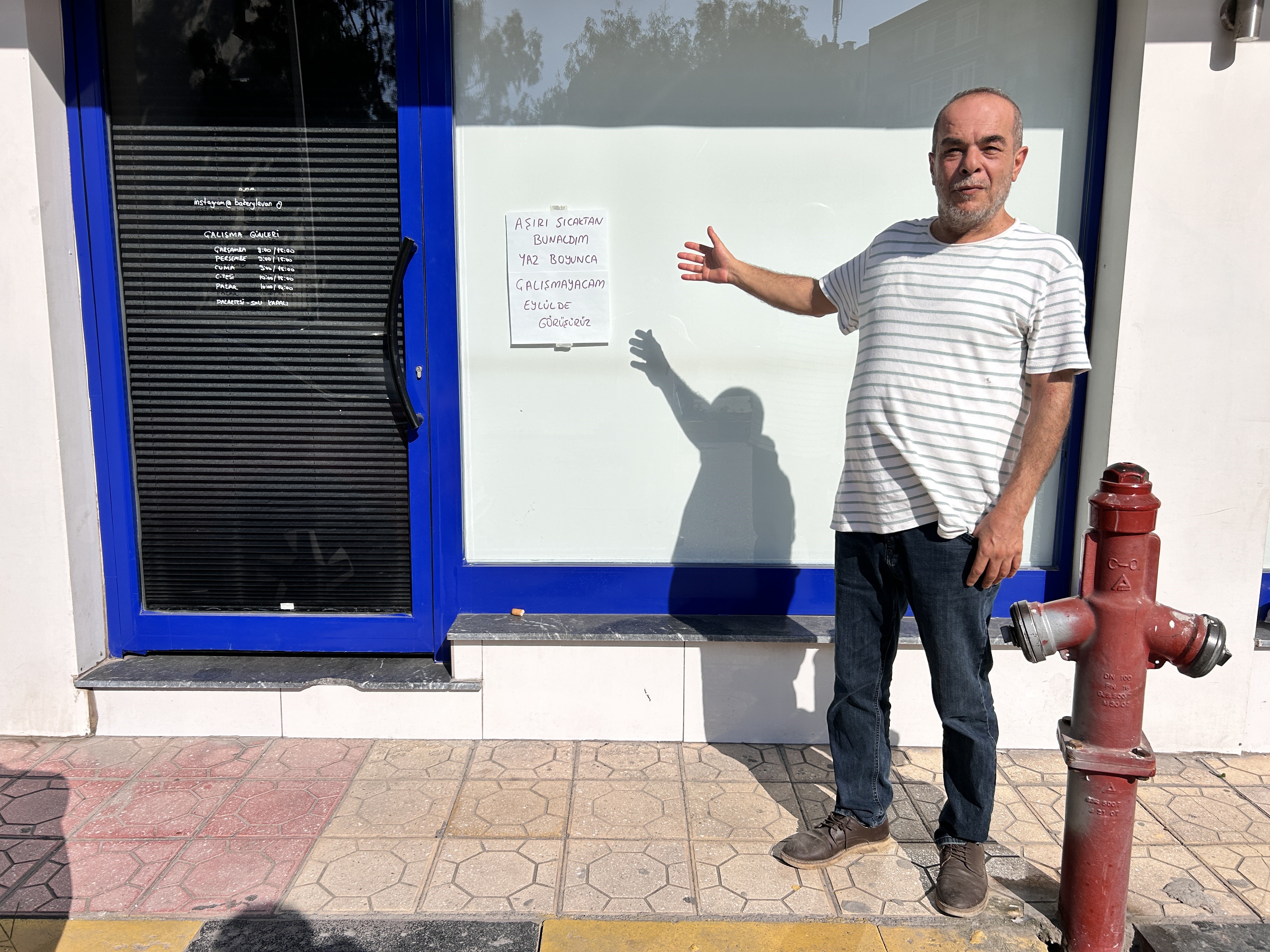 Sıcaktan bunalan esnaftan şaşırtan çözüm: Eylül'de görüşürüz