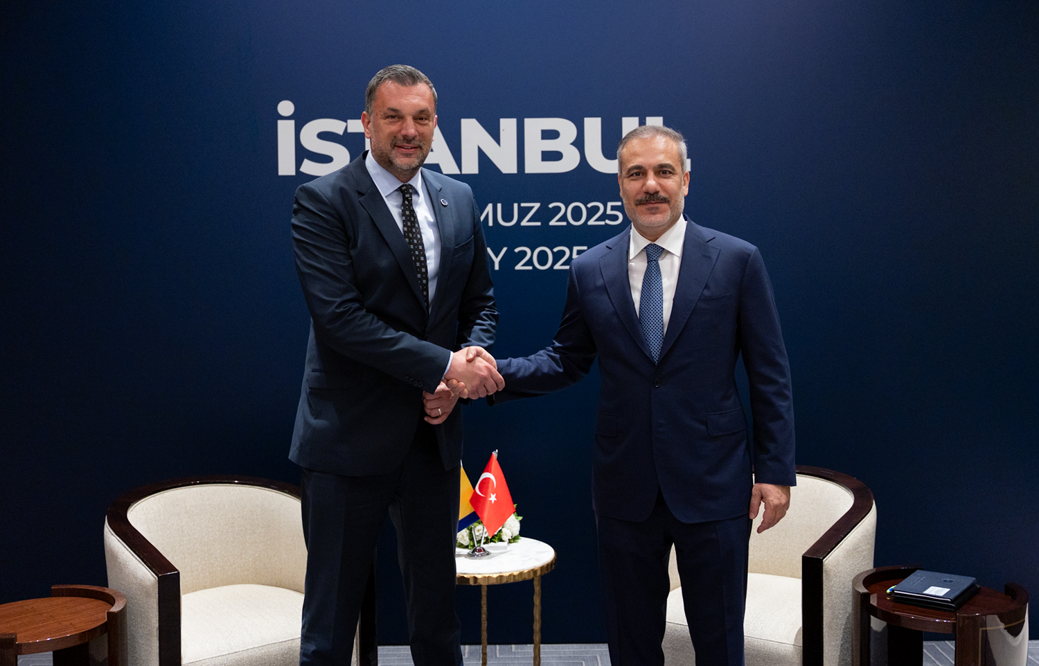 Bakan Fidan, Bosna-Hersek Dışişleri Bakanı Konakoviç ile bir araya geldi