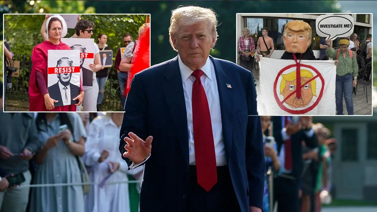 Trump, İskoçya'da protestolarla karşılandı: Gazze'deki krize duyarsızlığı eleştiri aldı