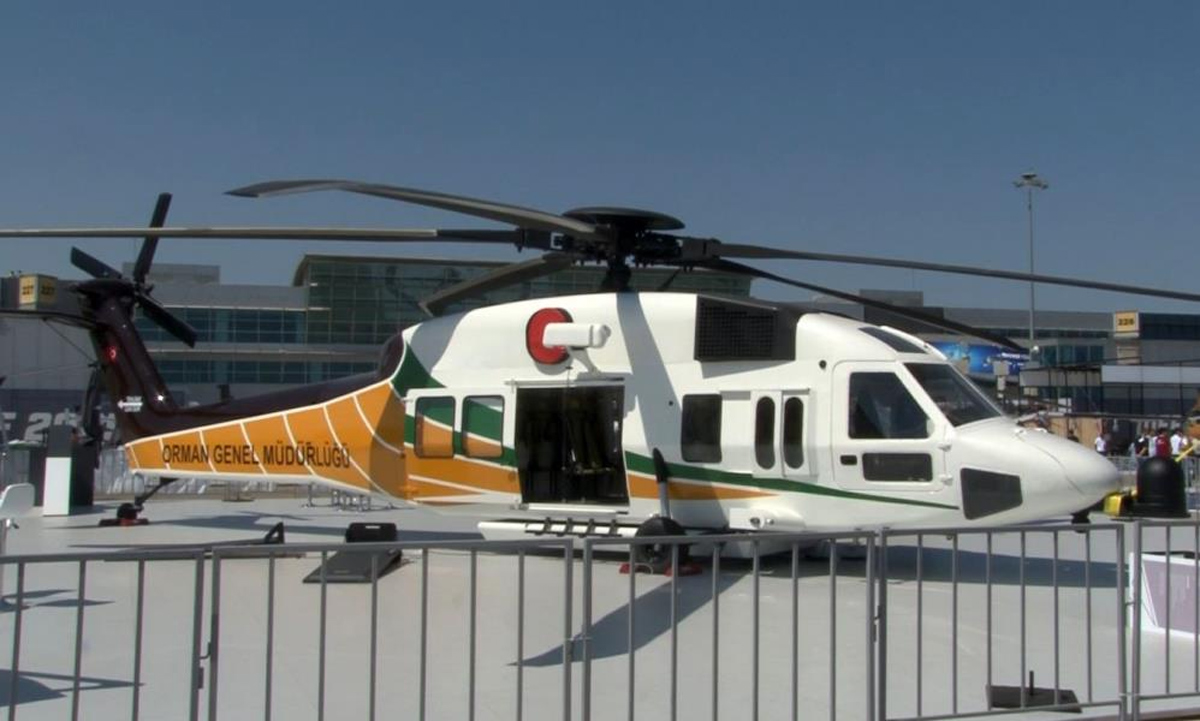 TUSAŞ'tan yerli ve mili yangın söndürme helikopteri