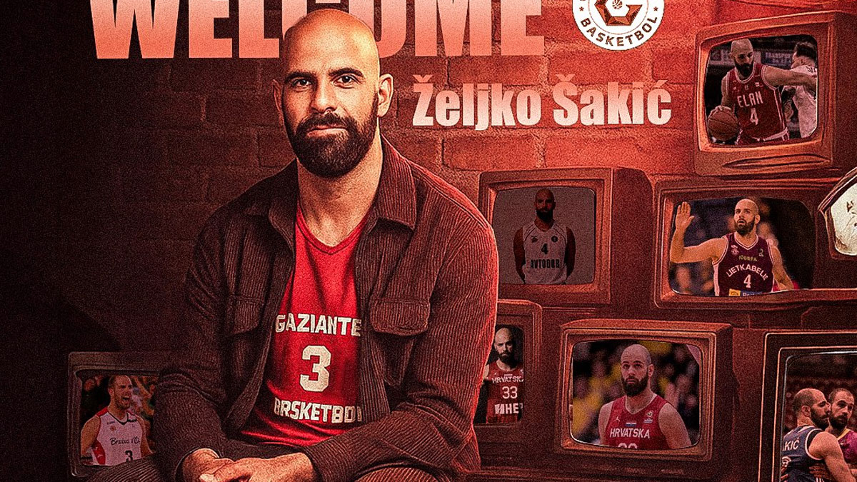 Zeljko Sakic se je pridružil Gaziantep Basketbolu