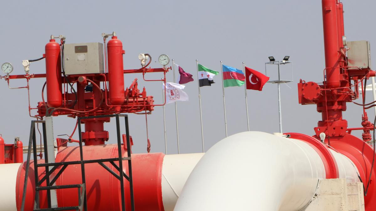 Kilis'ten Halep'e 6 milyon metreküp gaz: Türkiye ile beraber barış ve istikrar vurgusu