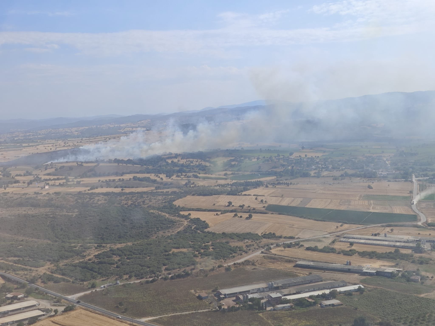 Çanakkale'de çıkan yangın kontrol altına alındı