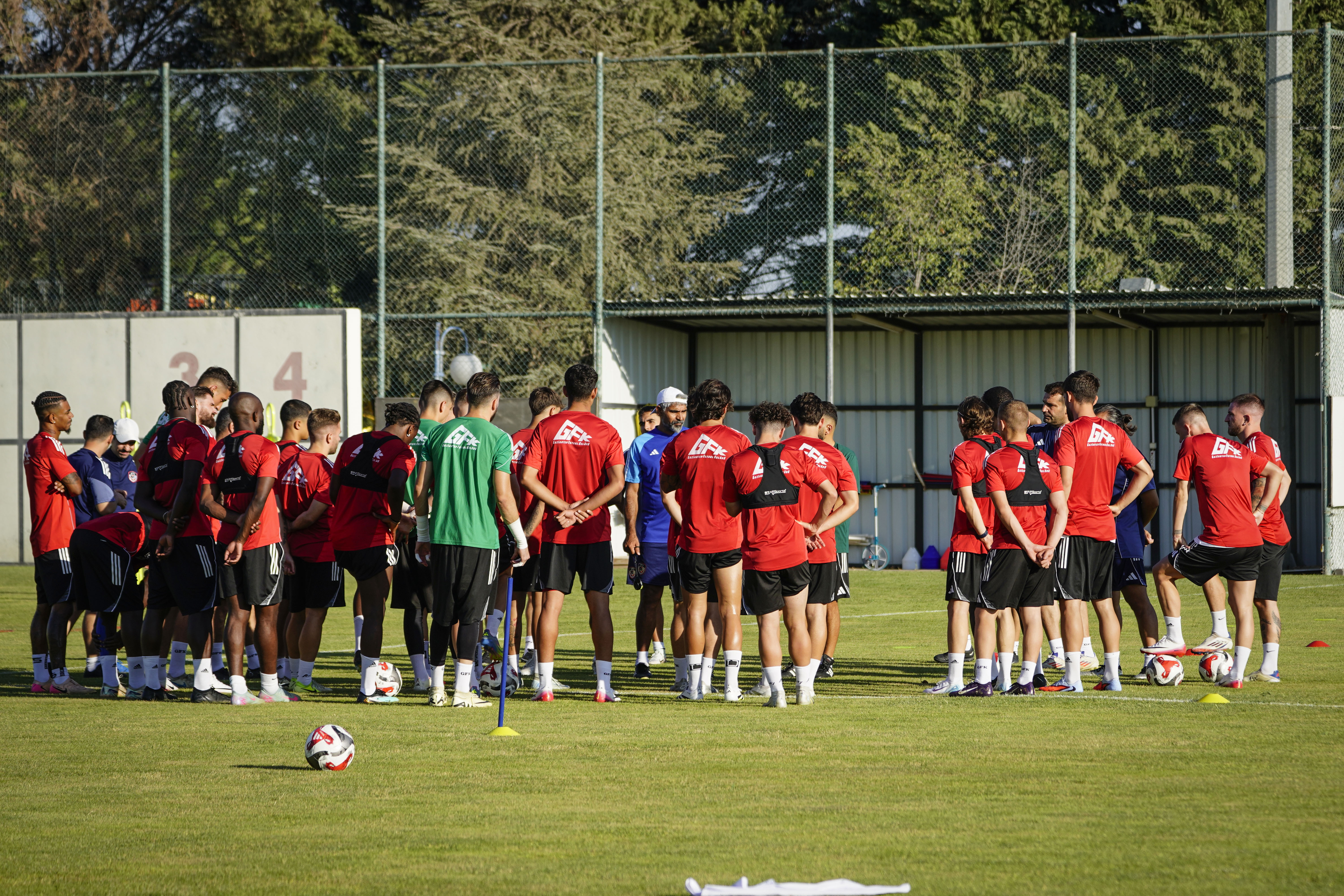 Gaziantep FK, Galatasaray maçı hazırlıklarını sürdürdü