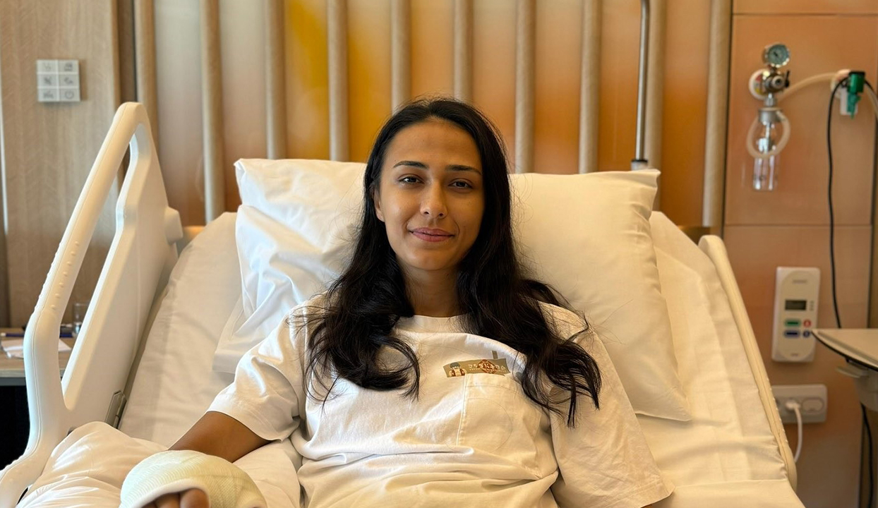 Simge Aköz, elinden operasyon geçirdi