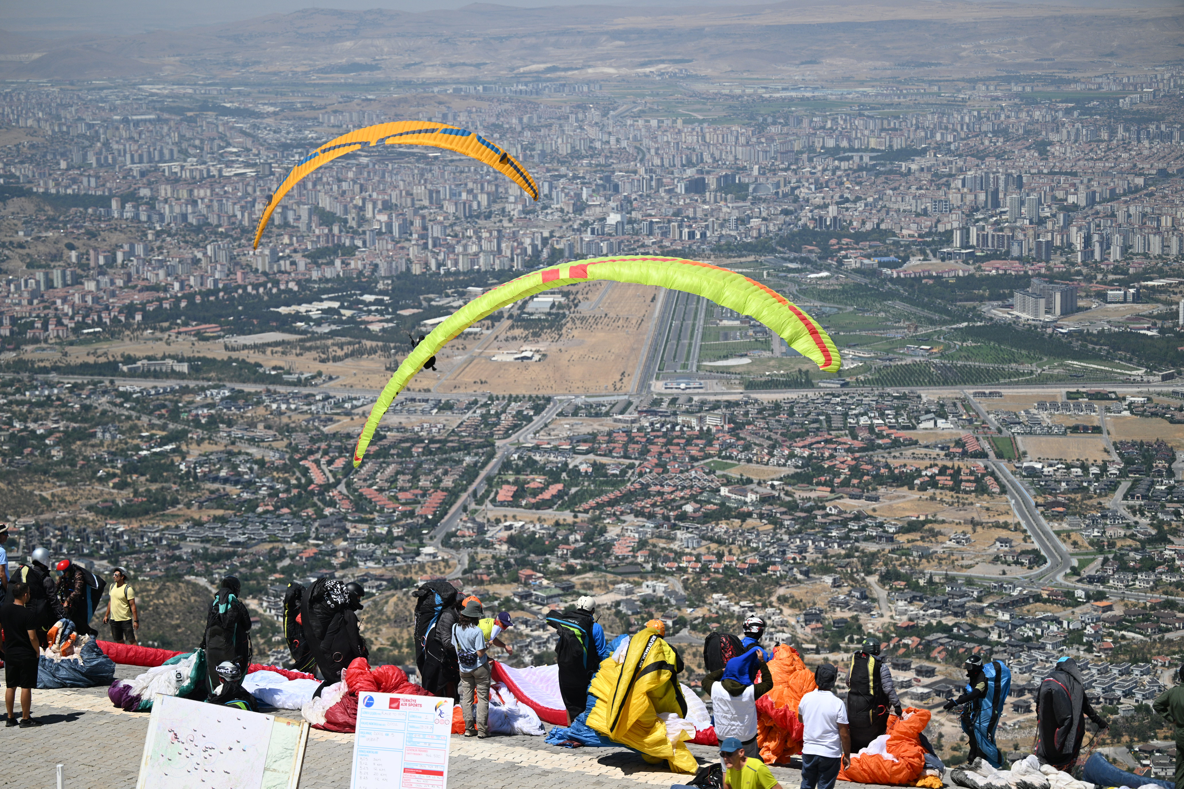 Türkiye Yamaç Paraşütü Şampiyonası, Kayseri'de başladı