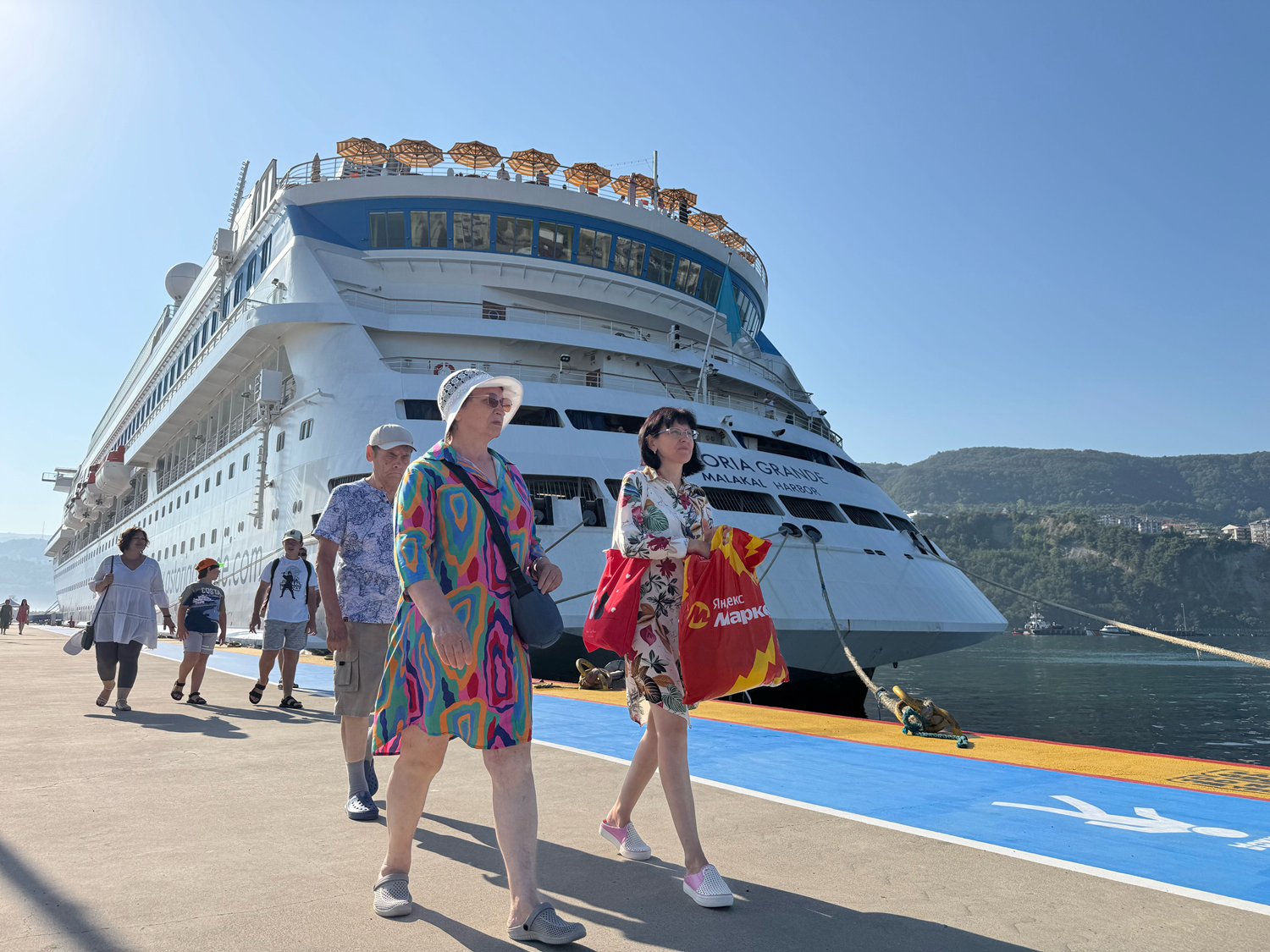 Amasra pozdravila 100.000. potnika s križarke Astoria Grande