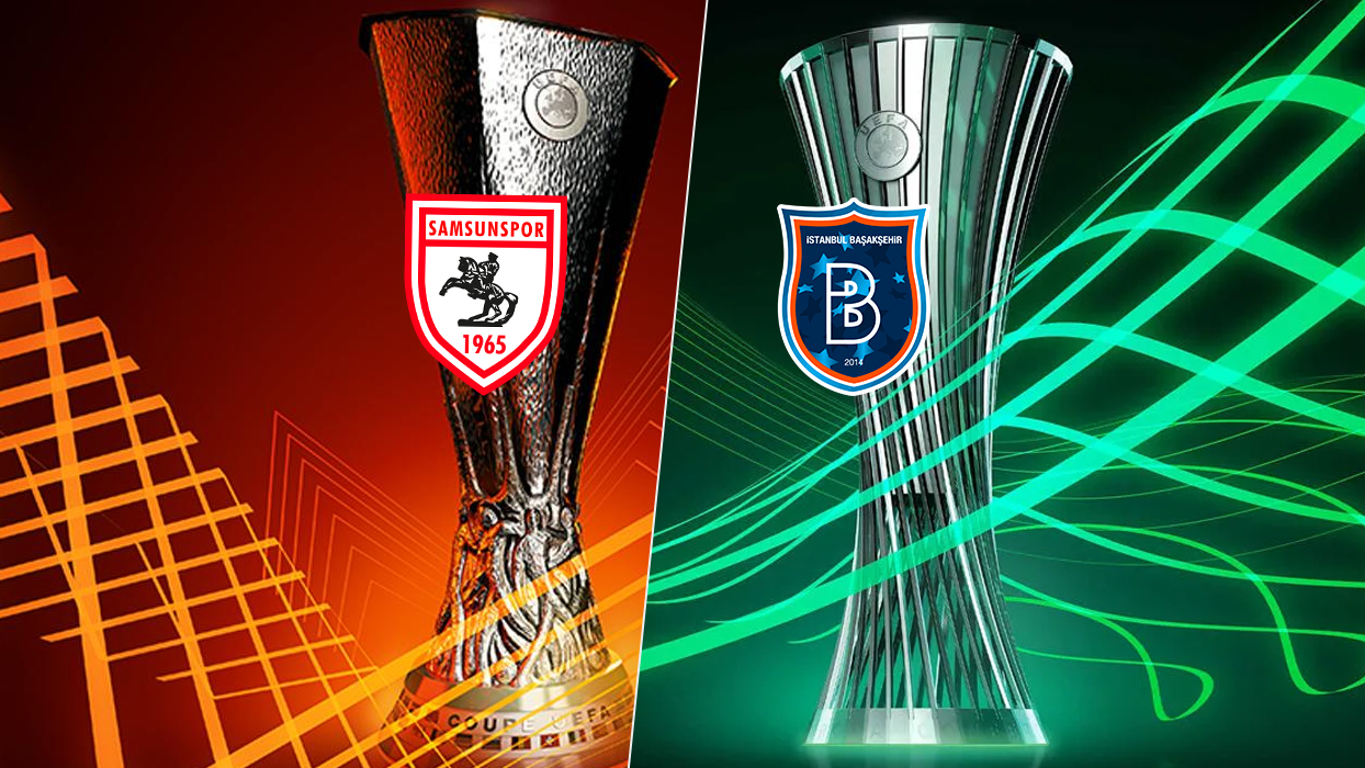 Avrupa'da sırada play-off turu var! İşte Samsunspor ve Başakşehir'in rakipleri