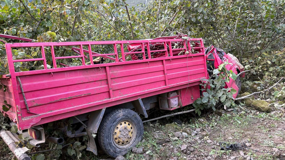 V Giresunu v Turčiji se je kamionet s pobiralci lešnikov prevrnil v jarek, umrli so štirje ljudje