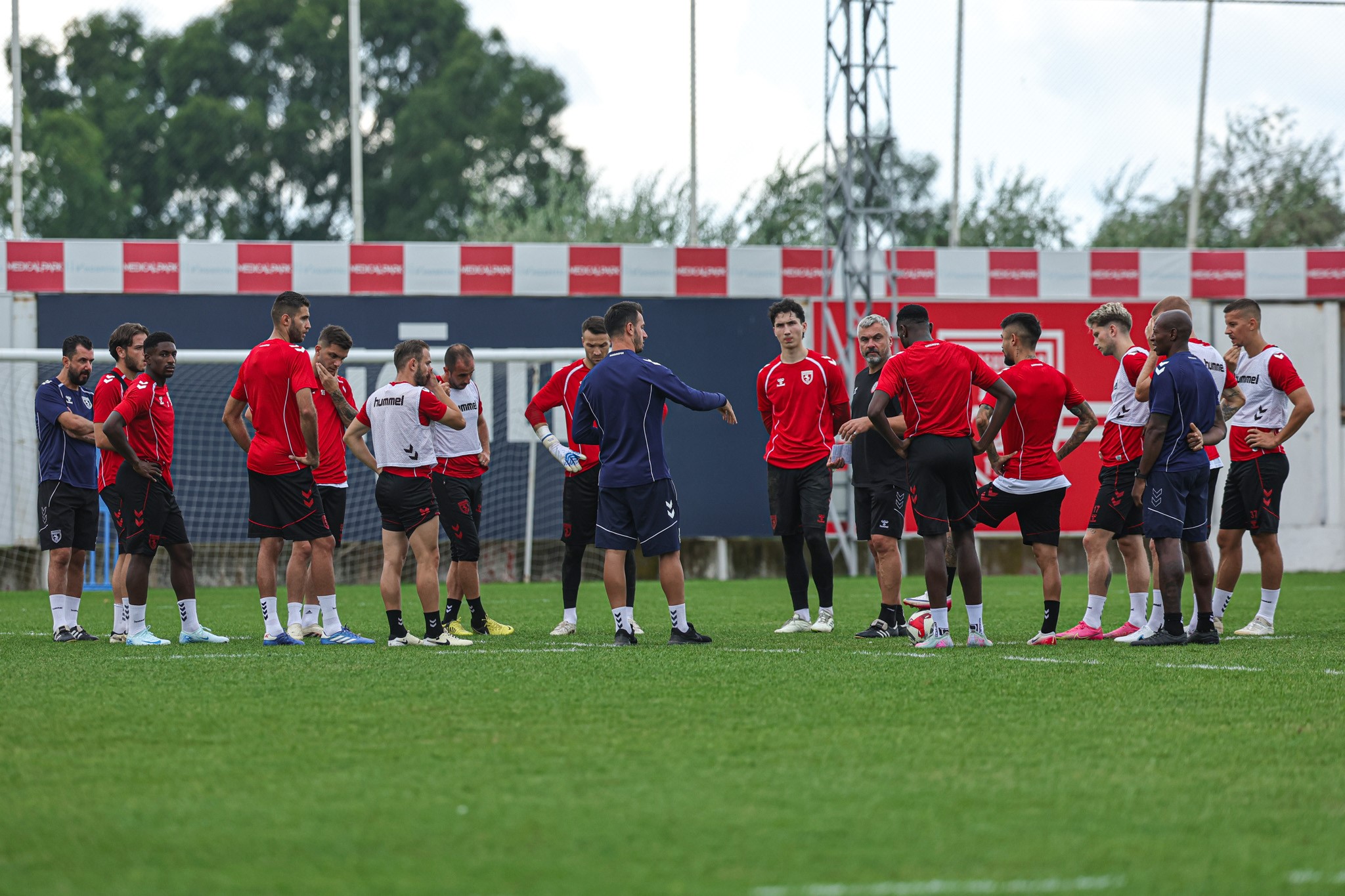 Samsunspor se pripravlja na tekmo proti Panathinaikosu v Evropski ligi