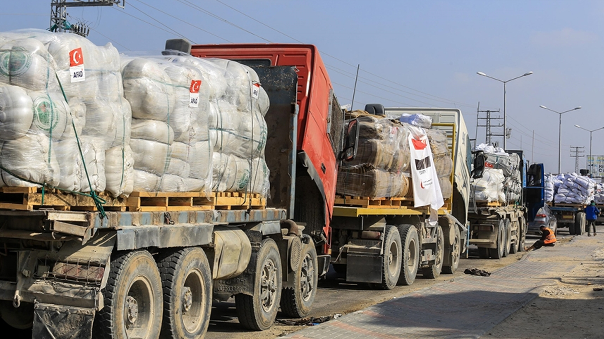 Turčija v Gazo poslala več kot 101.000 ton humanitarne pomoči