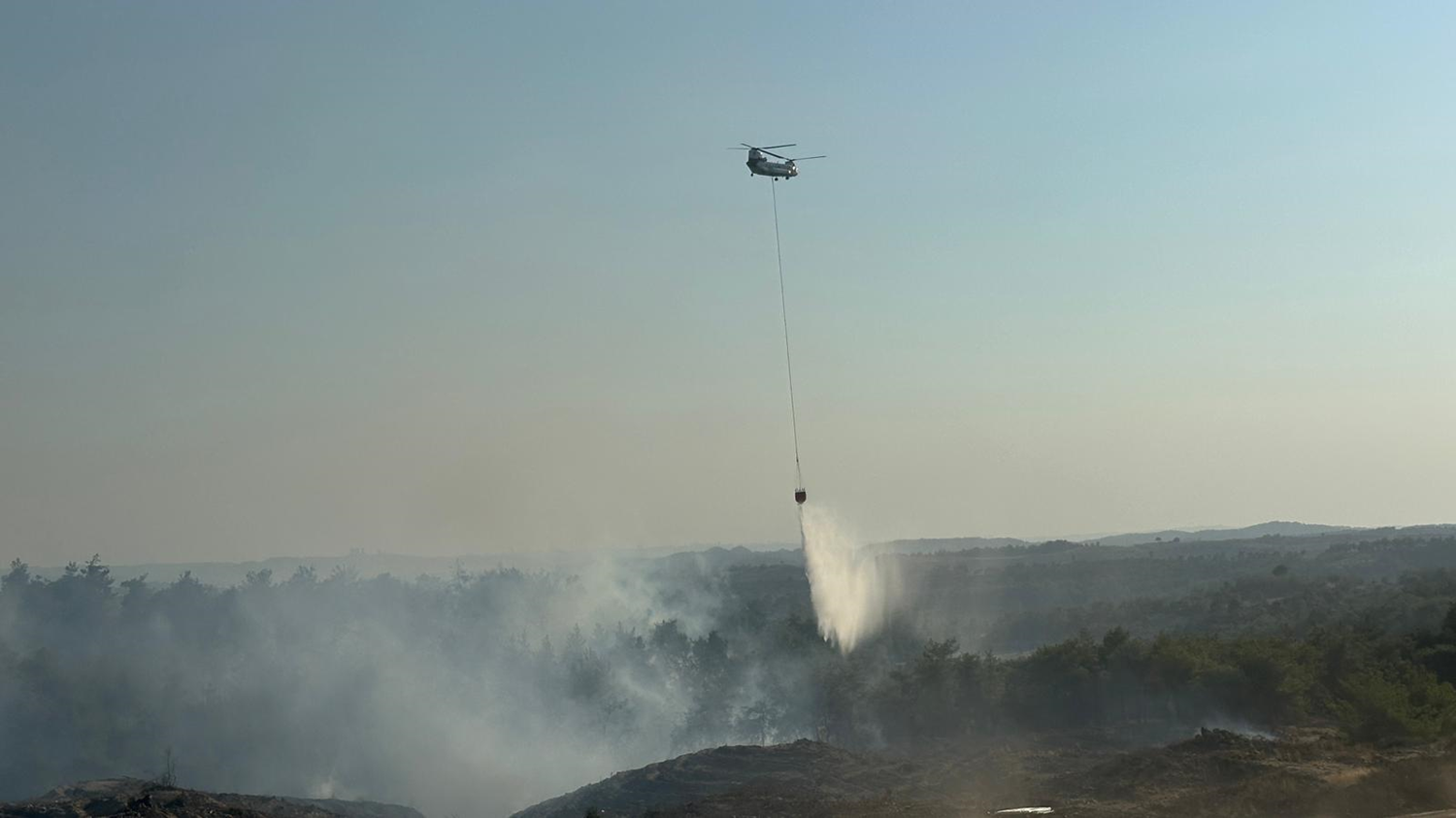 Bursa'dan iyi haberler geldi: Orman yangını kontrol altında