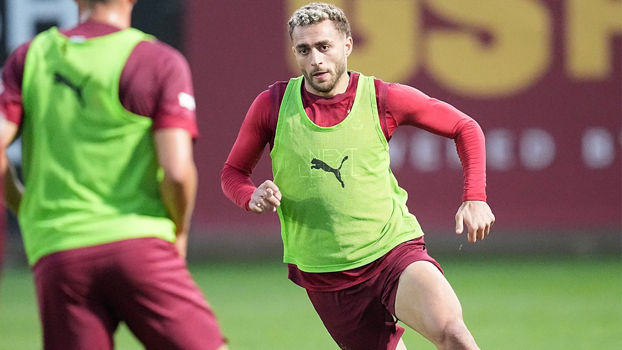 Galatasaray'da Barış Alper Yılmaz takımla birlikte çalıştı