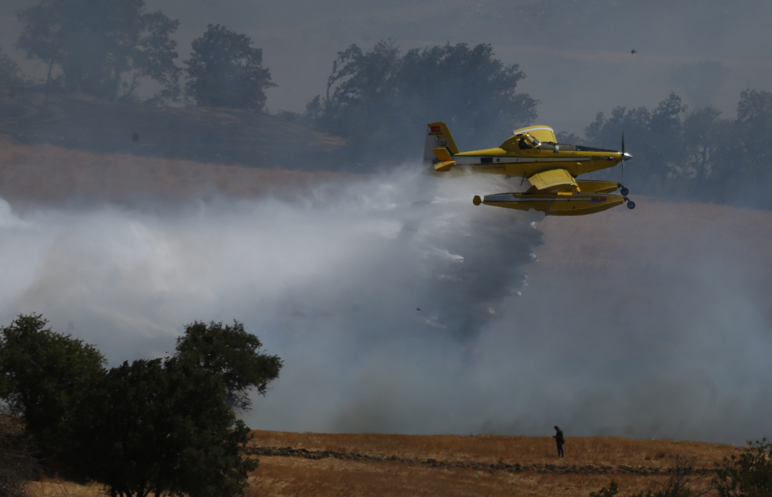Çanakkale'de yangın: Havadan ve karadan müdahale başladı