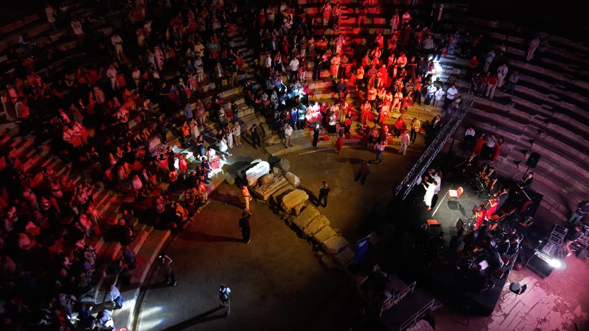 Antik Tiyatro'da 30 Ağustos konserine büyük ilgi