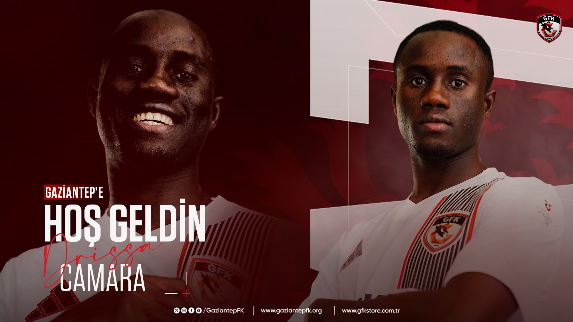 Gaziantep FK okrepil sredino z Drisso Camaro