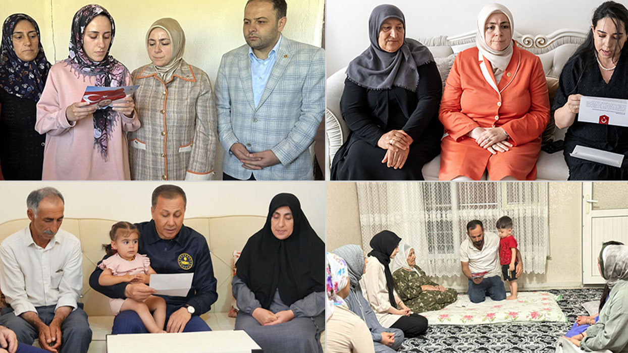 Erdoğanova pisma družinam žrtev in veteranom dosegla 2000 prejemnikov