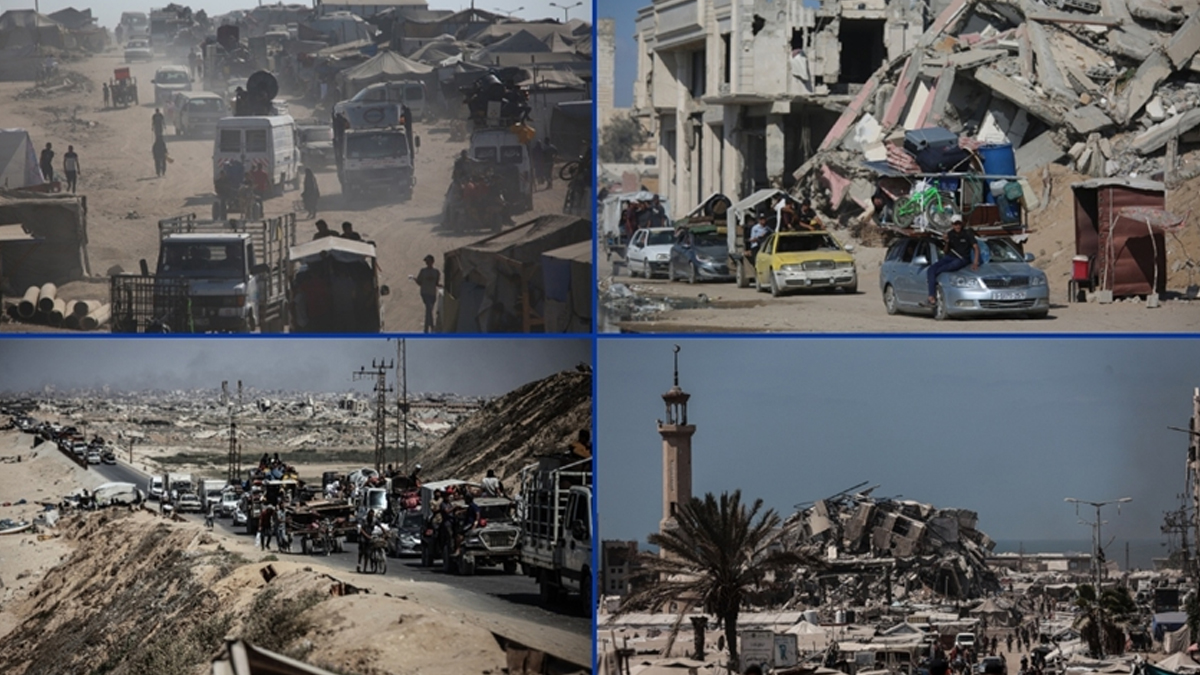 Gazze'de insani kriz derinleşiyor… BM bilançoyu açıkladı: 10 binden fazla sivili zorla göç ettirdiler