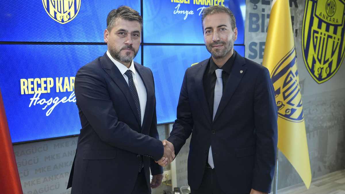 MKE Ankaragücü'nün yeni teknik direktörü Recep Karatepe oldu